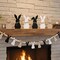 7-Piece Easter Bunny Garland – Wooden Beaded Mantel Banner with 6 Rabbits for Spring & Easter Home Decor
